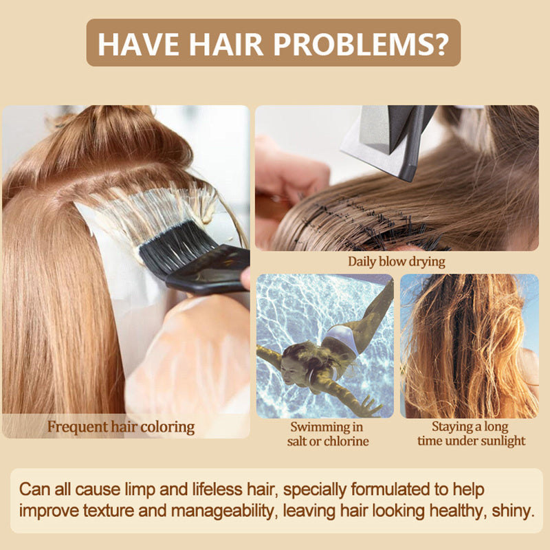 Coconut Oil Anti-Shedding Smooth Hair Mask for Frizz Control