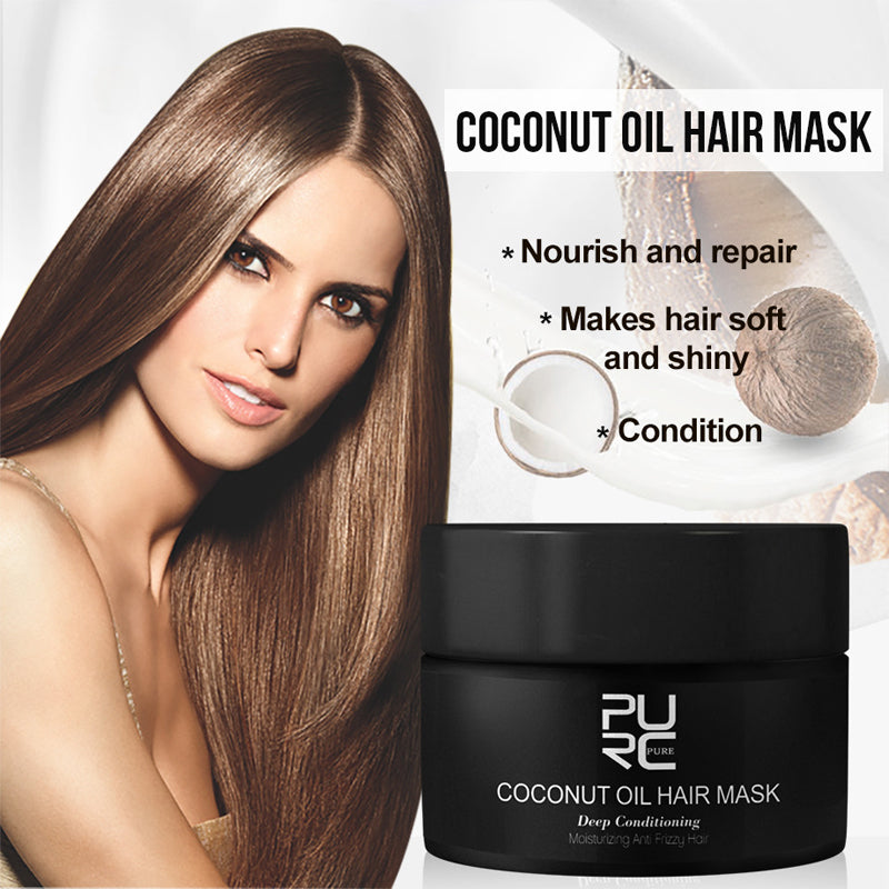 Coconut Oil Anti-Shedding Smooth Hair Mask for Frizz Control