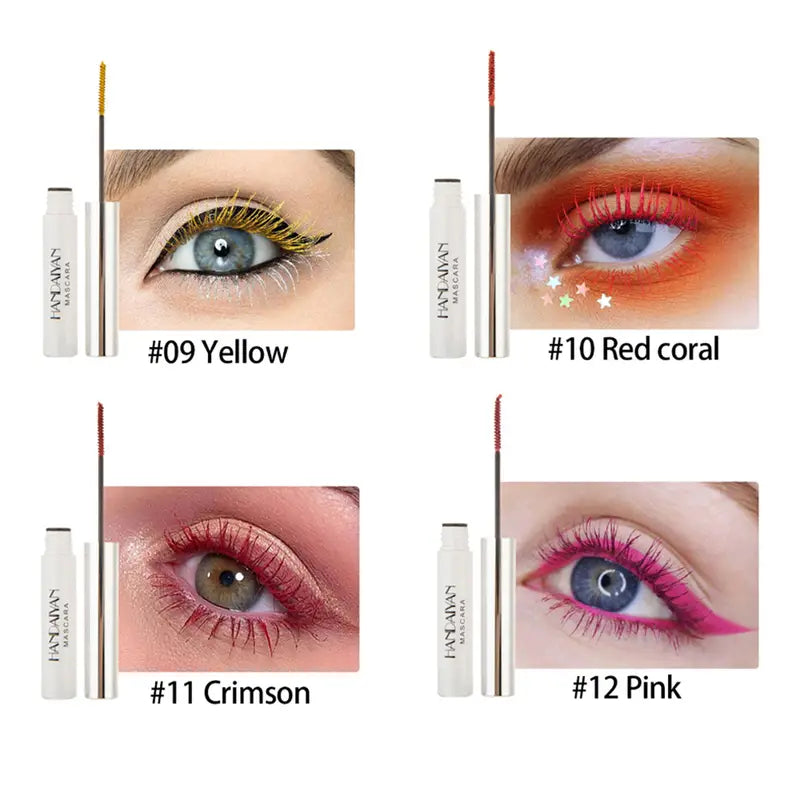 Bold Waterproof Color Mascara - 12 Colors