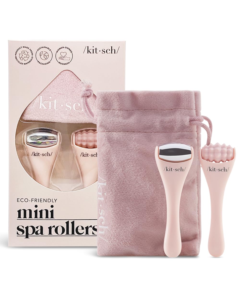 Kitsch Mini Facial Roller and Ice Face Roller